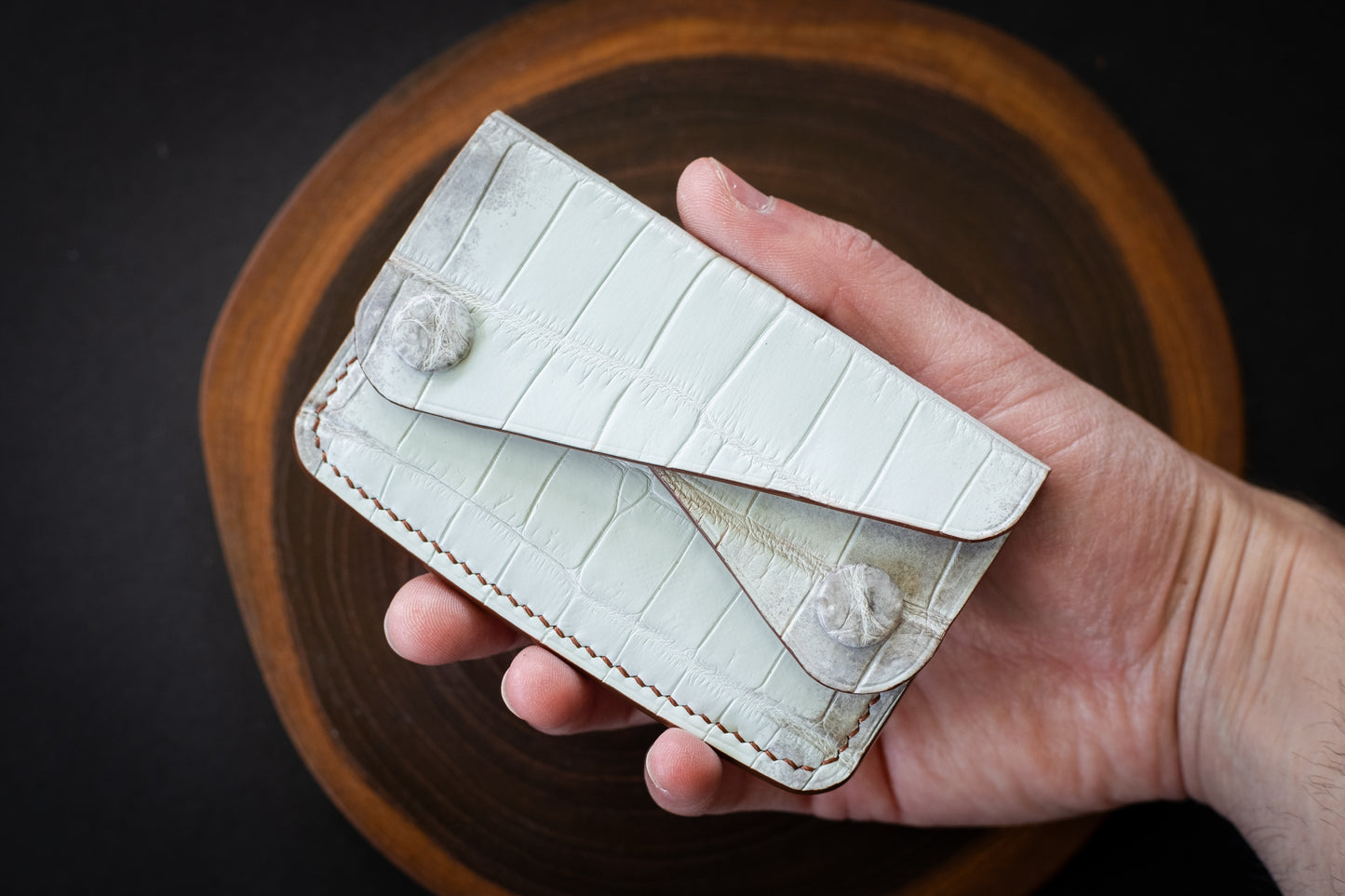 Himalayan Crocodile Snap Wallet