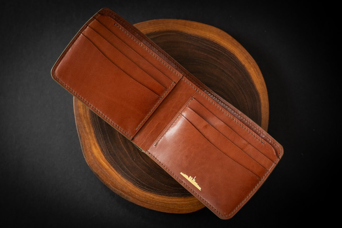 Scratch & Dent Gator, Loden Olive & Chestnut Calfskin